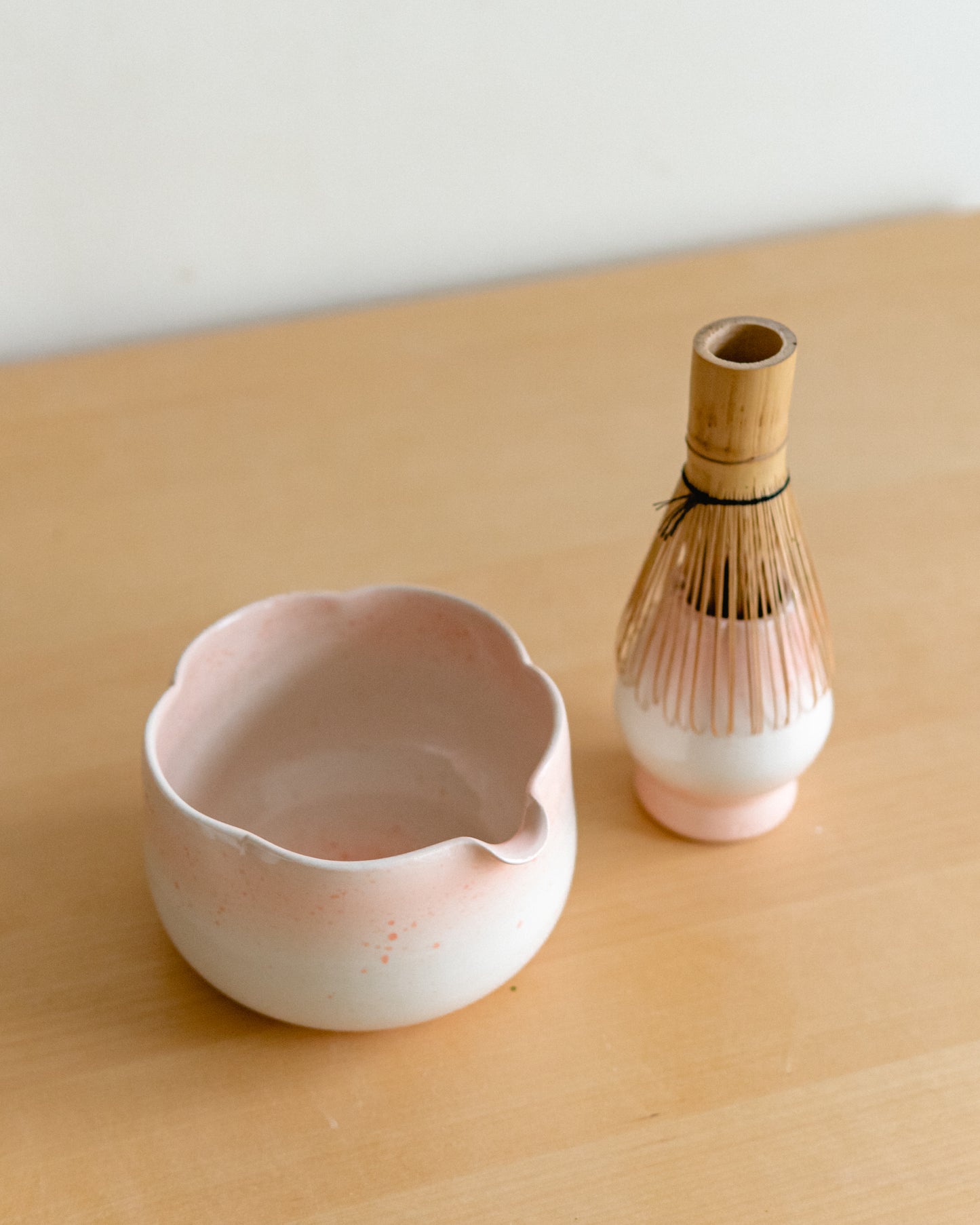 Sakura Matcha Bowl + Holder Set | Preorder