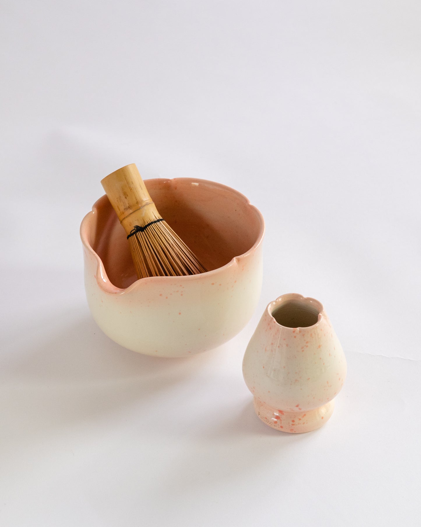 Sakura Matcha Bowl + Holder Set | Preorder