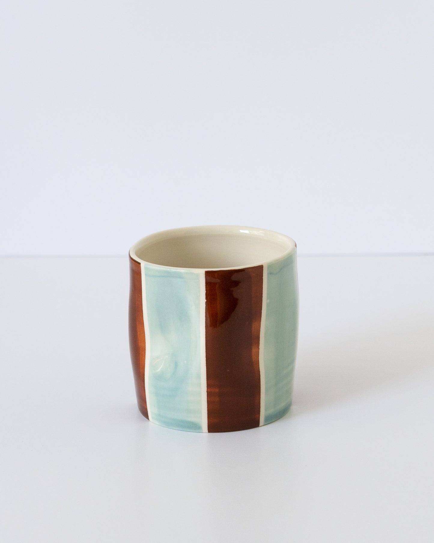 Flowy Cup - Seafoam + Brown