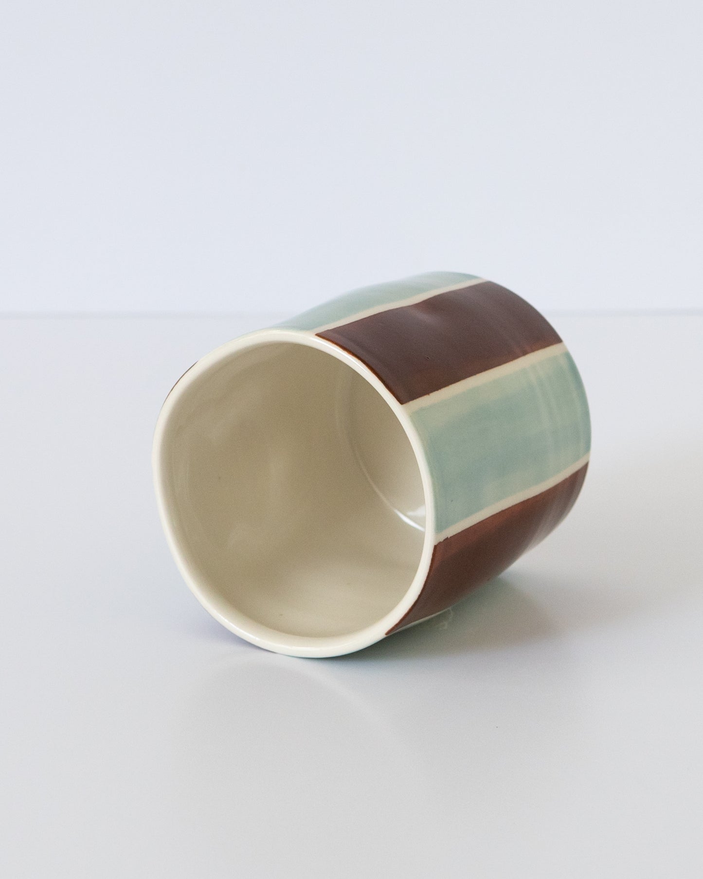 Flowy Cup - Seafoam + Brown