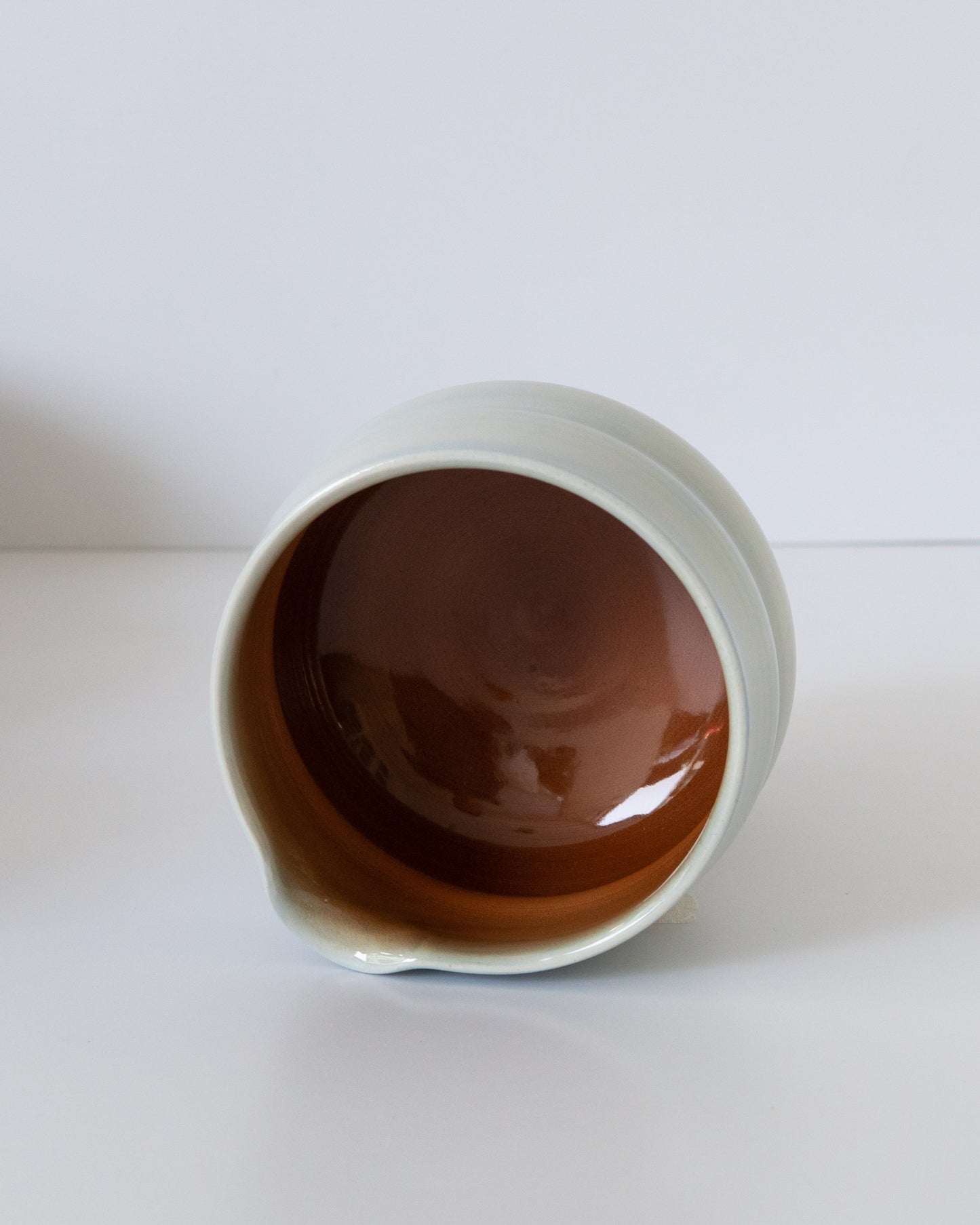 Sky Blue + Brown Matcha Bowl 04