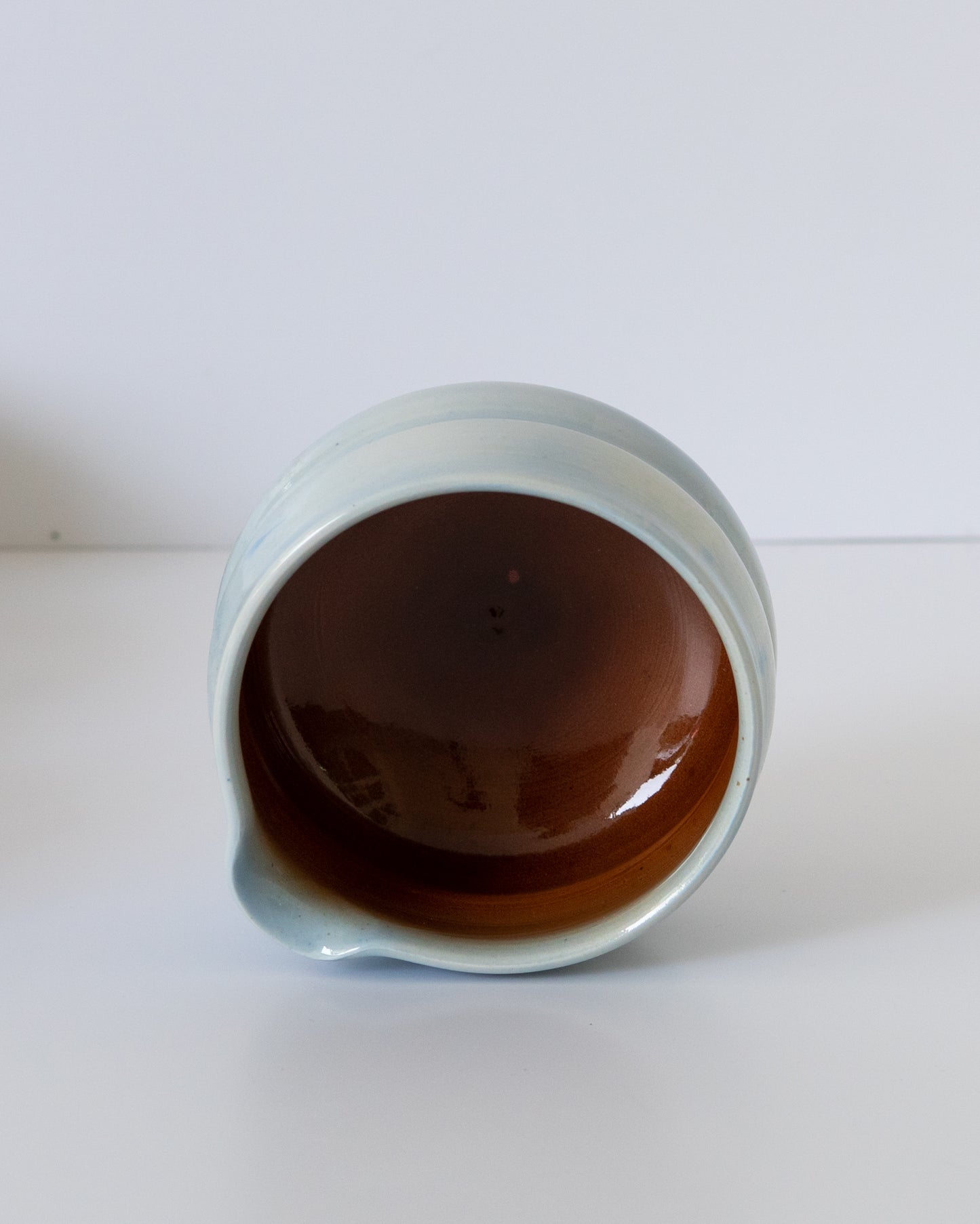 Sky Blue + Brown Matcha Bowl 07