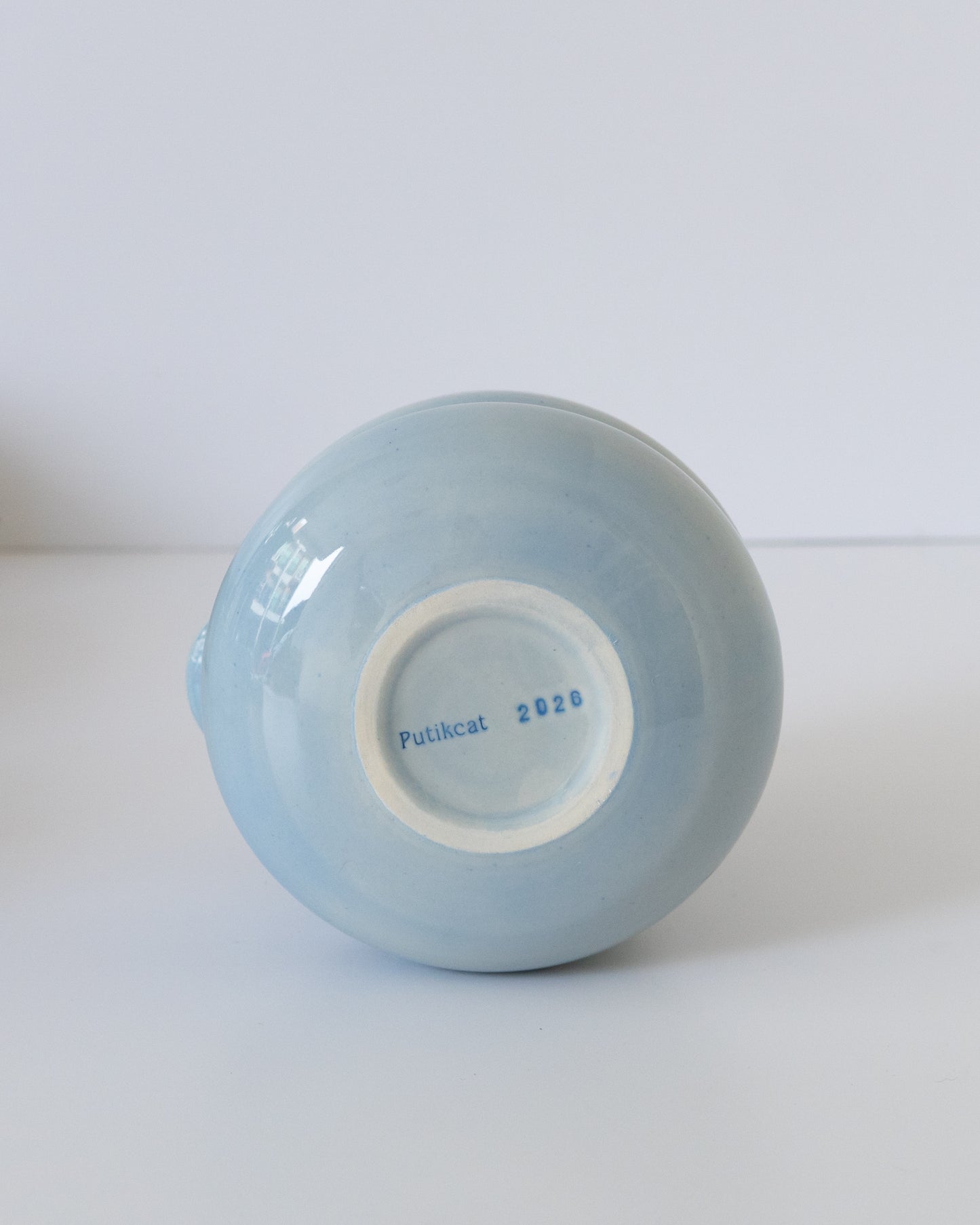 Sky Blue + Brown Matcha Bowl 07