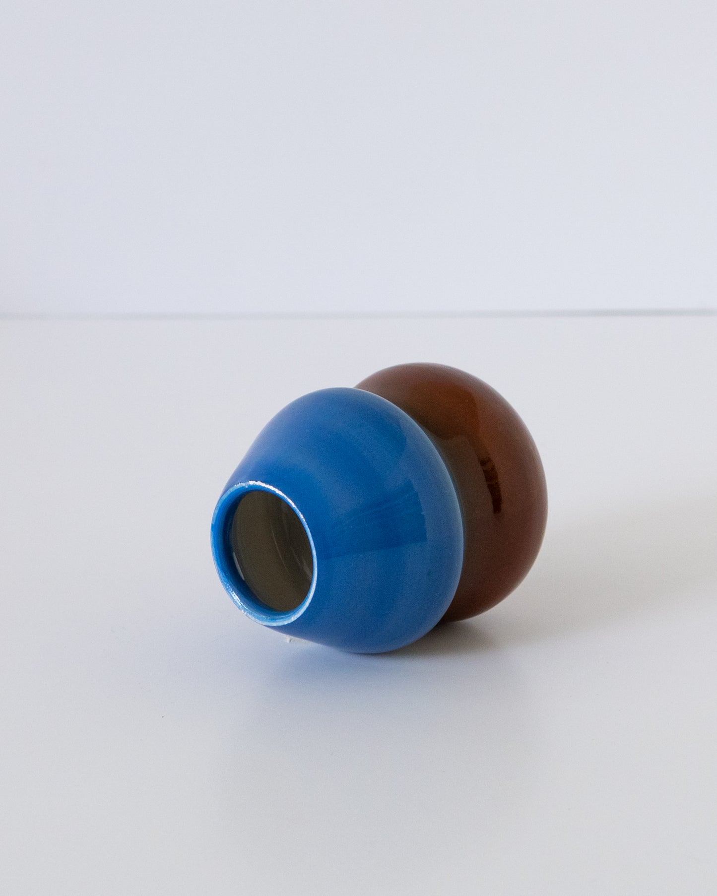 Blue + Brown Whisk Holder