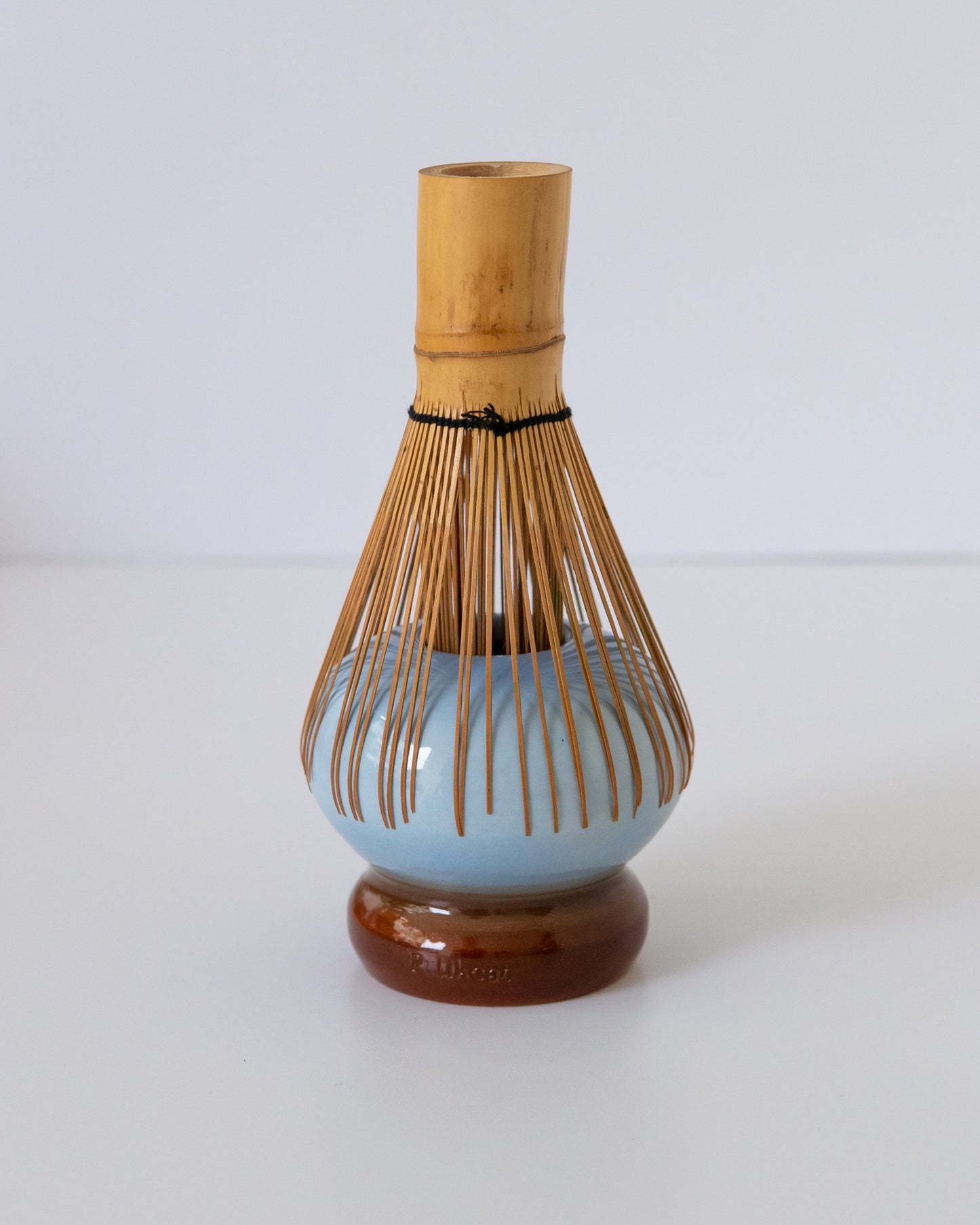 Sky Blue + Brown Whisk Holder 02
