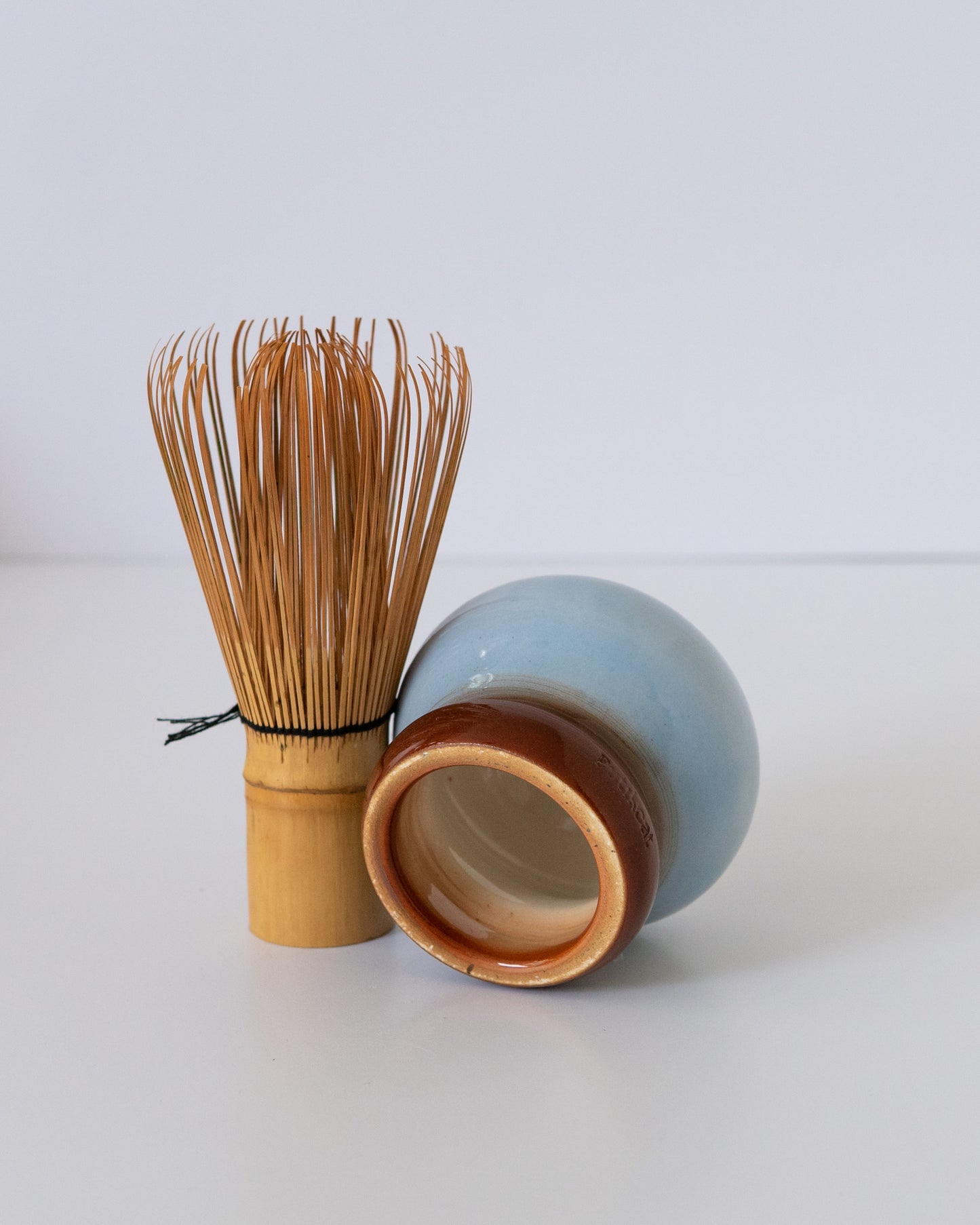 Sky Blue + Brown Whisk Holder 02