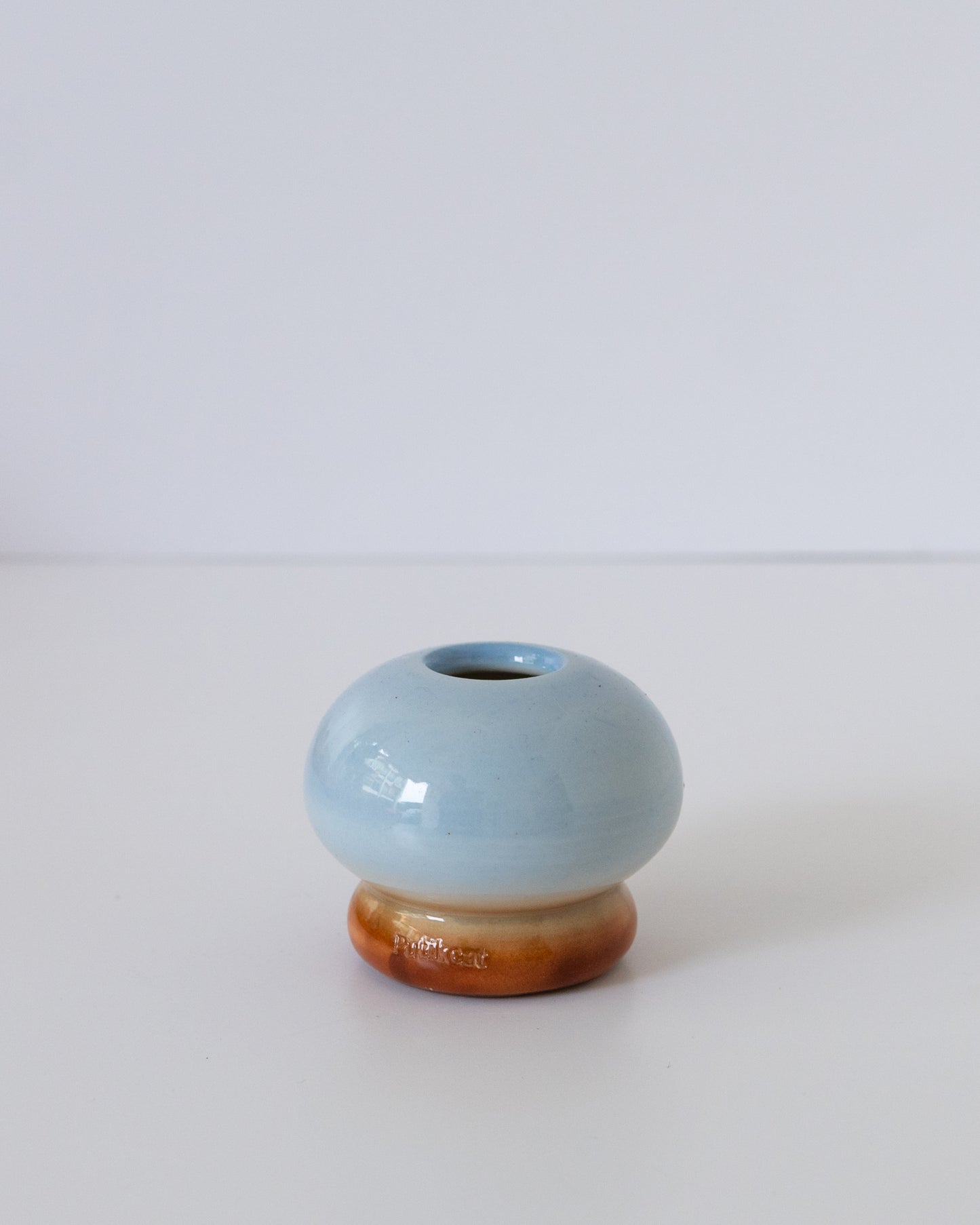 Sky Blue + Brown Whisk Holder 04