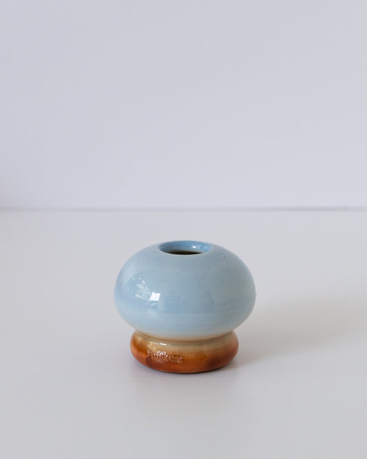 Sky Blue + Brown Whisk Holder 04