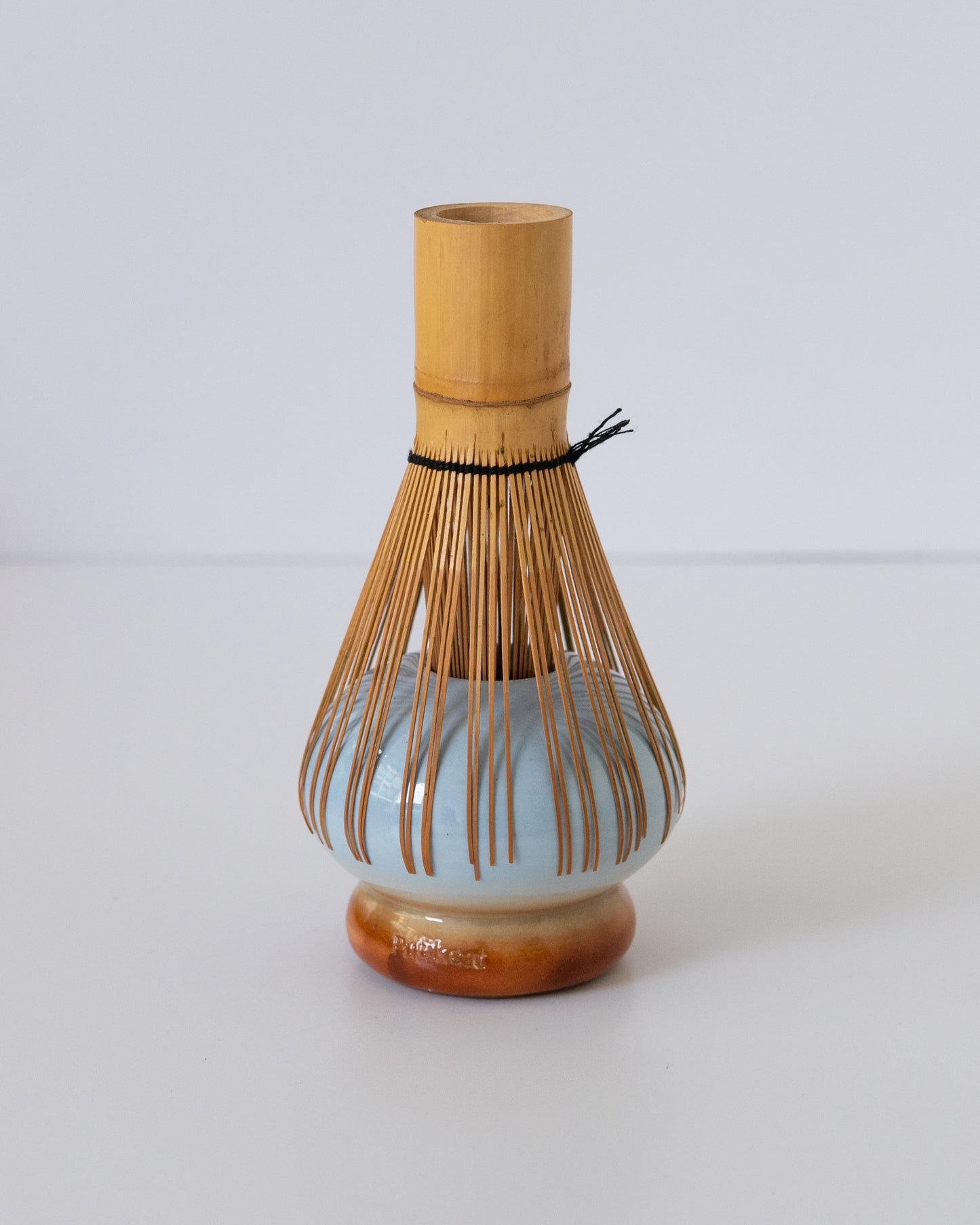 Sky Blue + Brown Whisk Holder 04