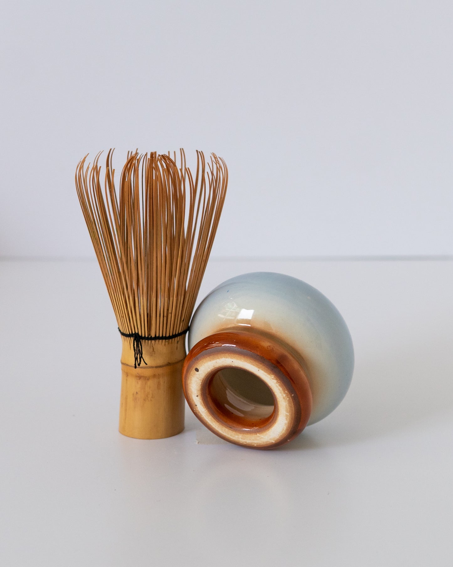 Sky Blue + Brown Whisk Holder 04