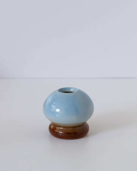 Sky Blue + Brown Whisk Holder 05