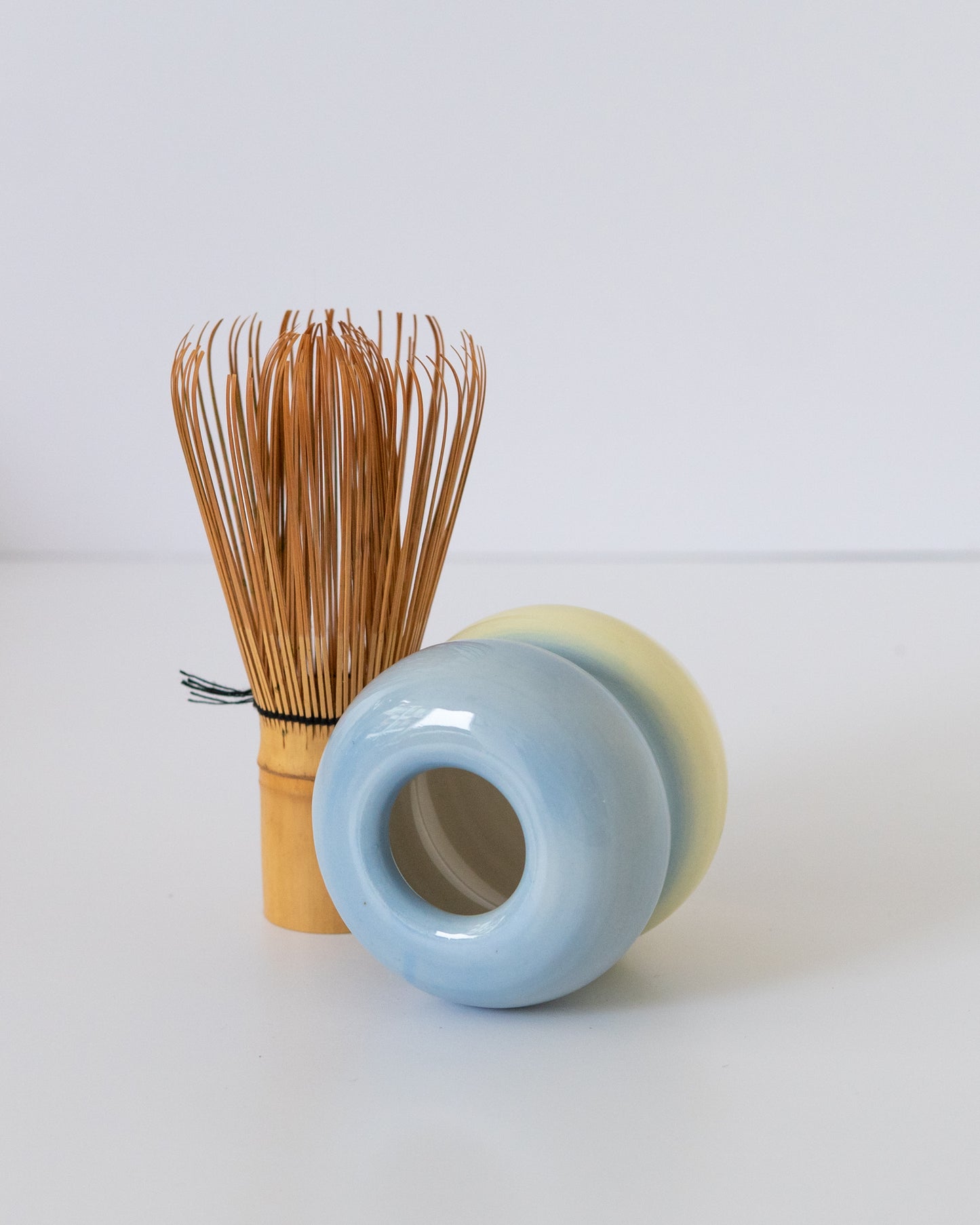 Butter Yellow + Blue Whisk Holder - reversible