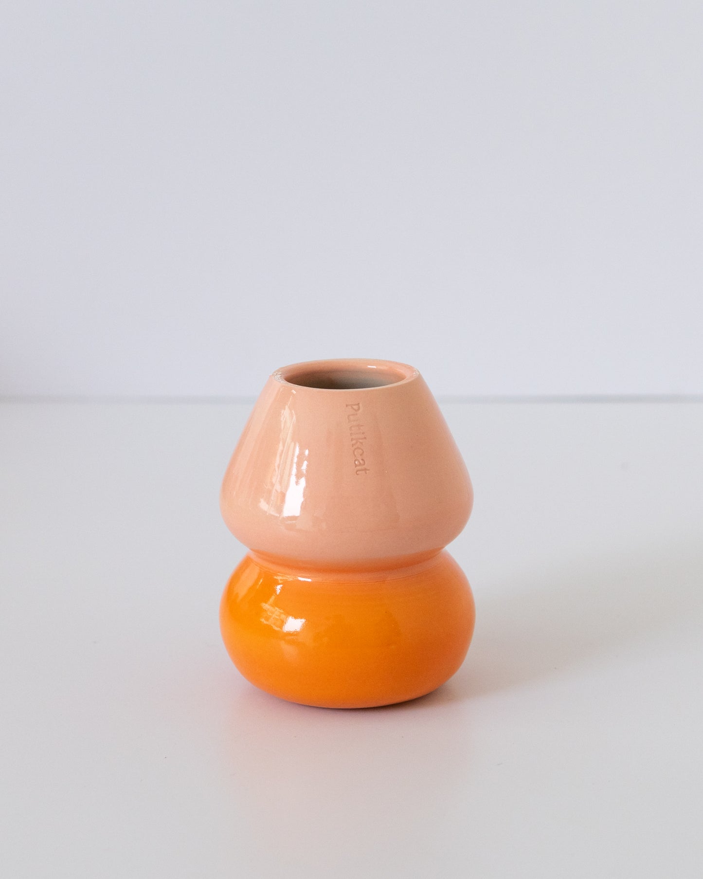 Pink + Orange Whisk Holder - reversible