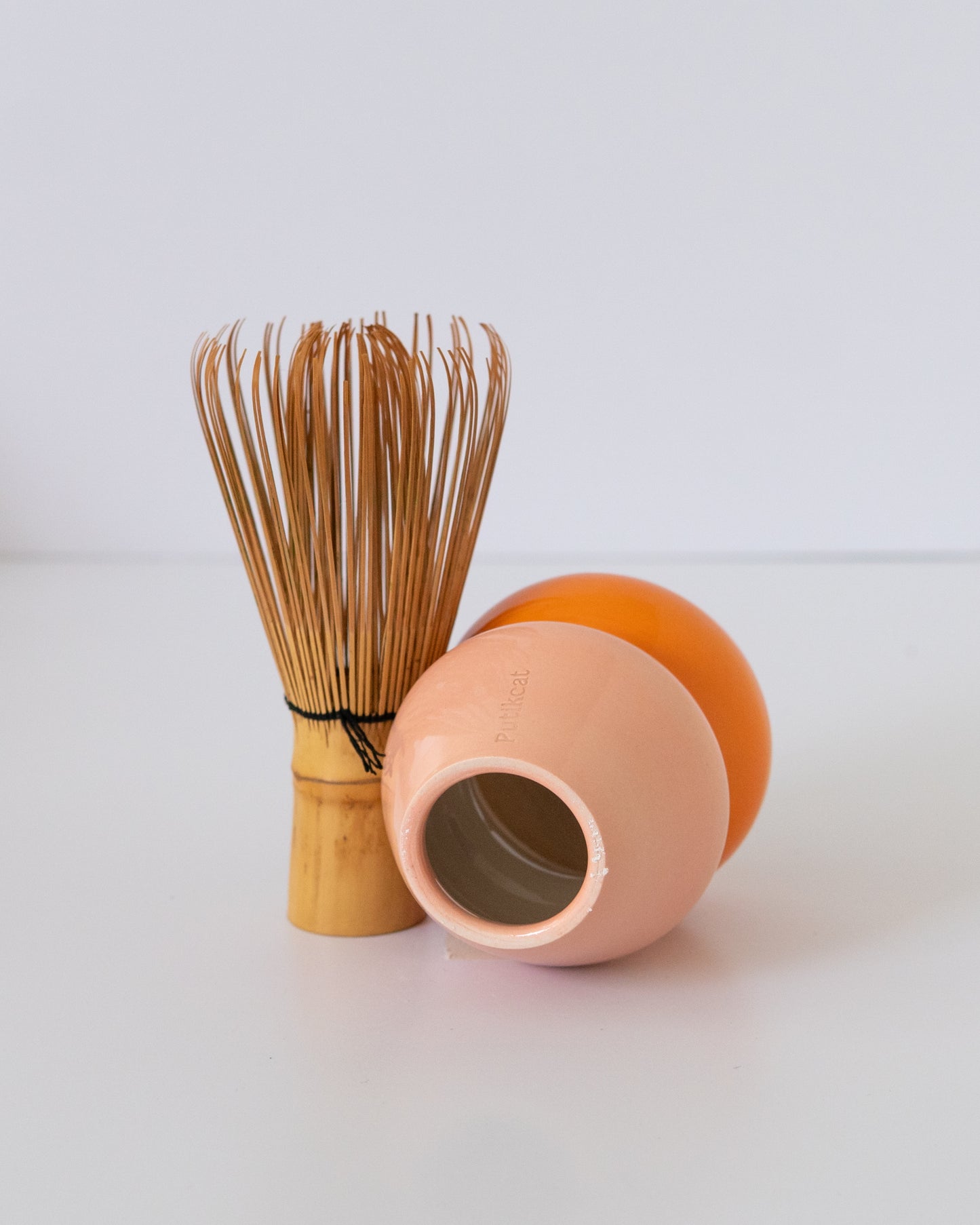 Pink + Orange Whisk Holder - reversible