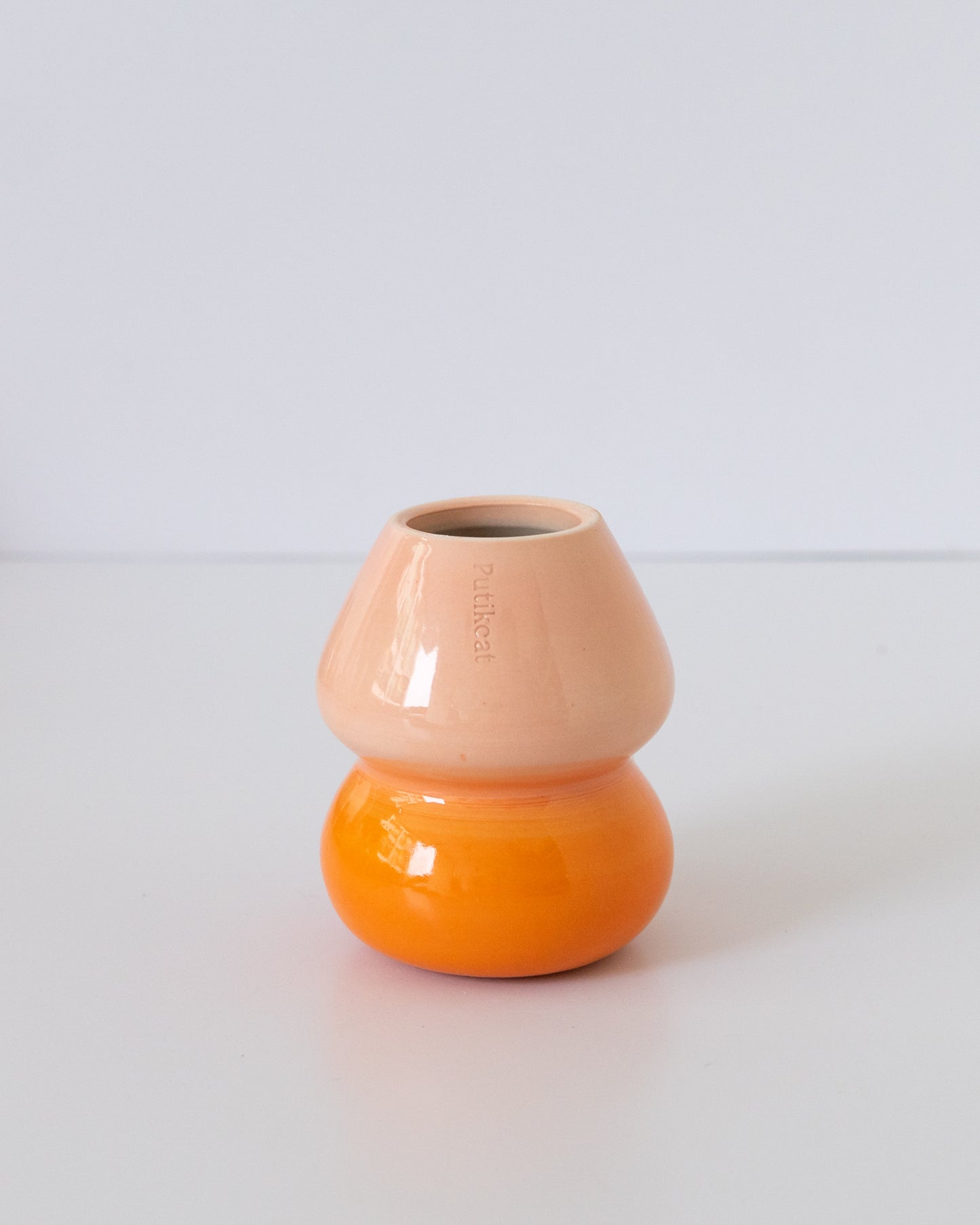 Pink + Orange Whisk Holder - reversible 02