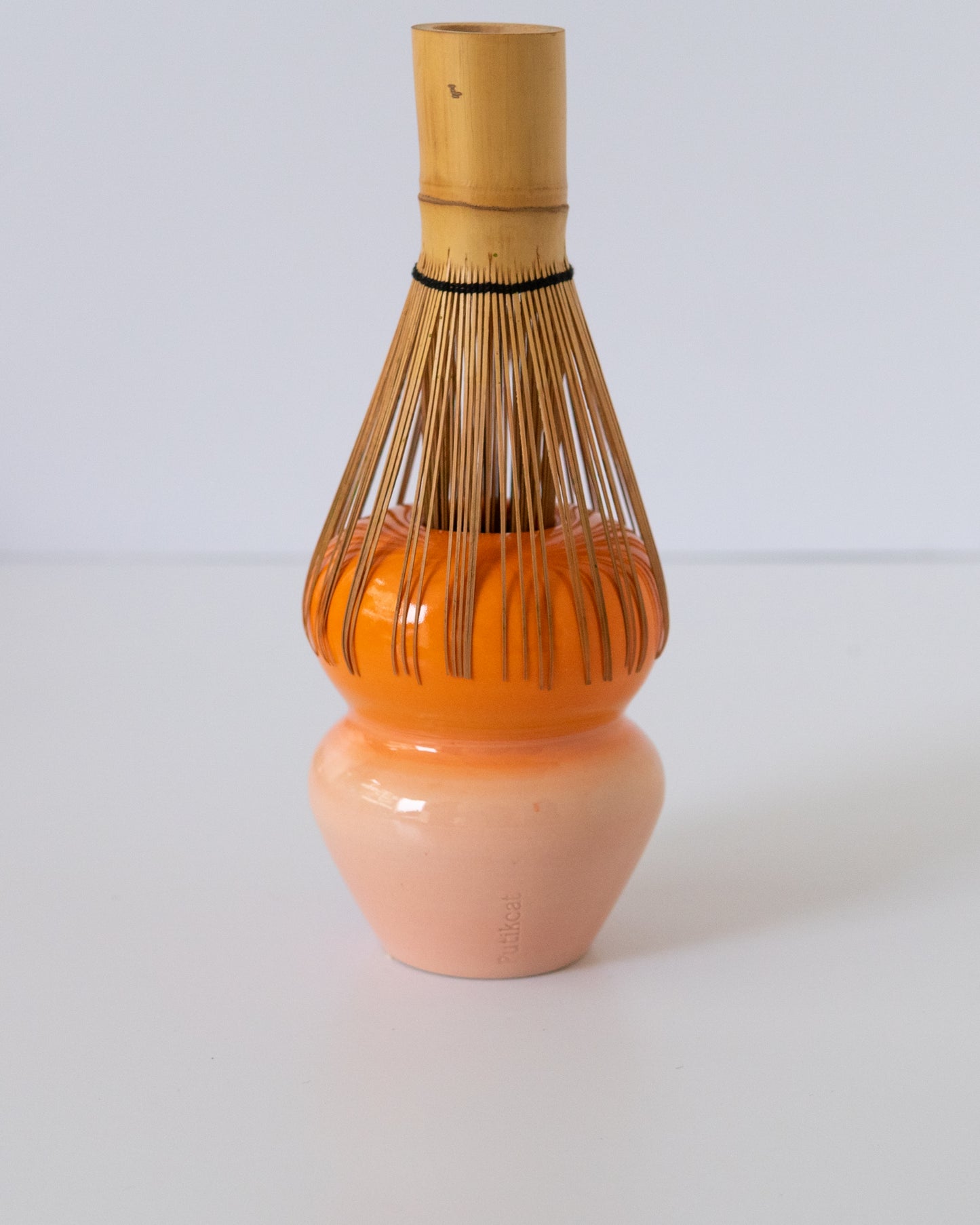 Pink + Orange Whisk Holder - reversible 02