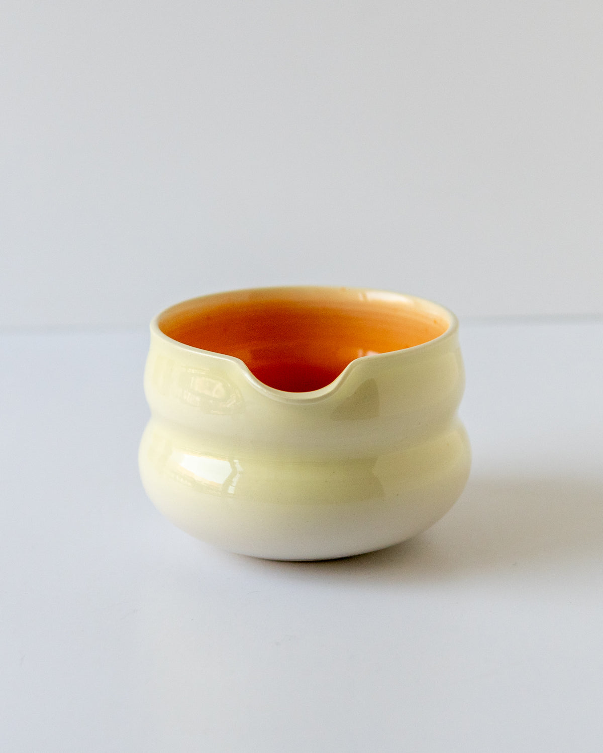 Butter Yellow + Orange Matcha Bowl 01