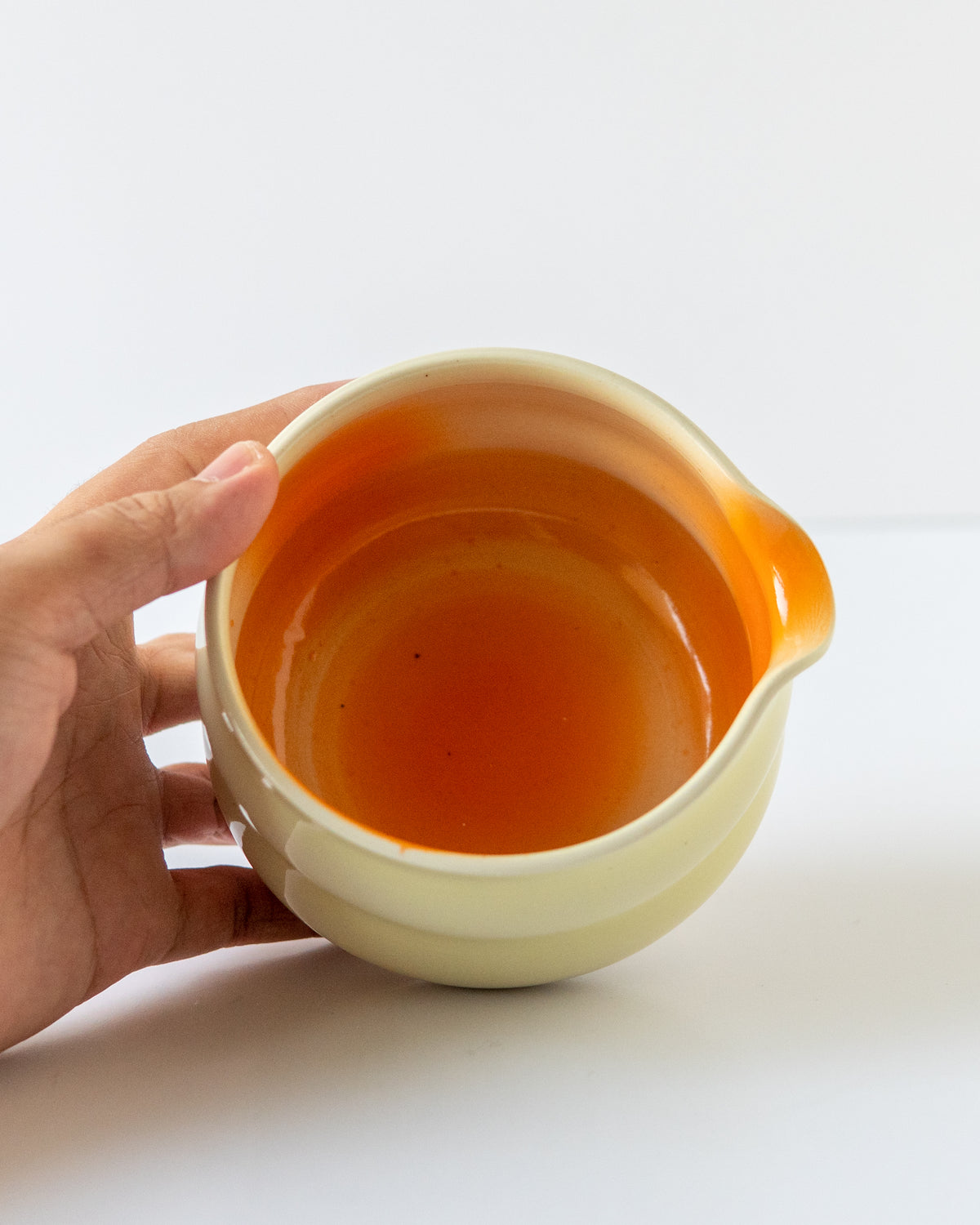 Butter Yellow + Orange Matcha Bowl 02