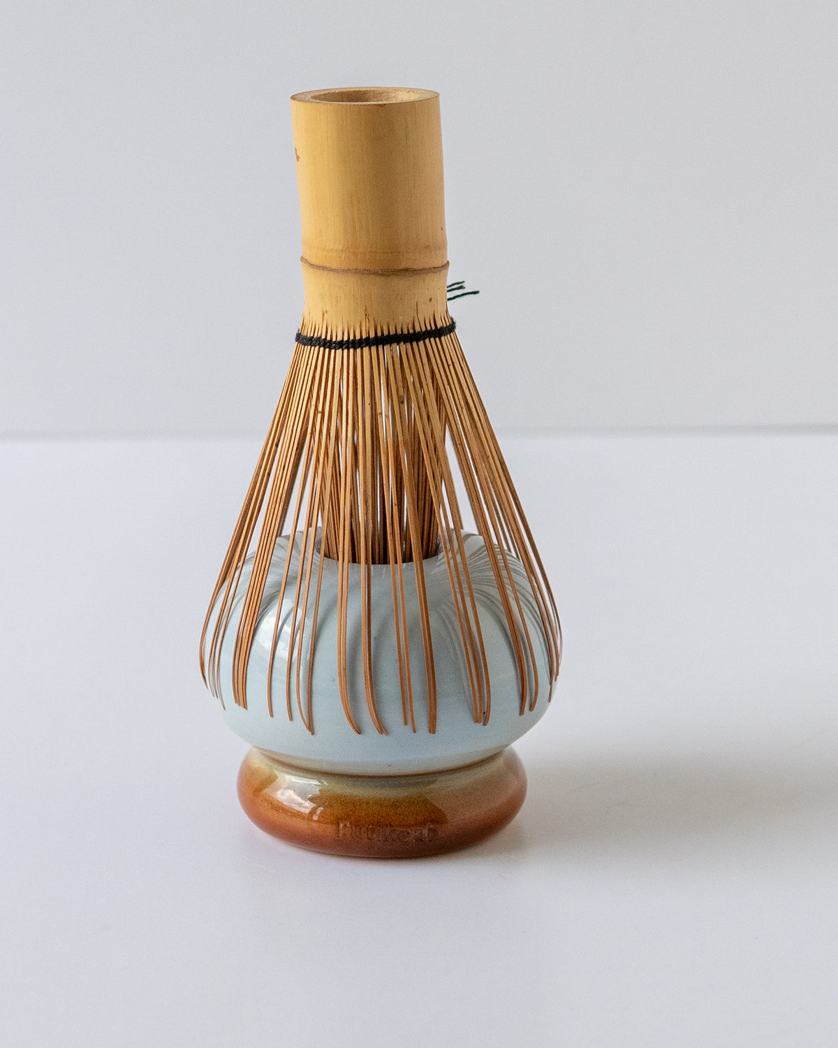 Sky Blue + Brown Whisk Holder 01
