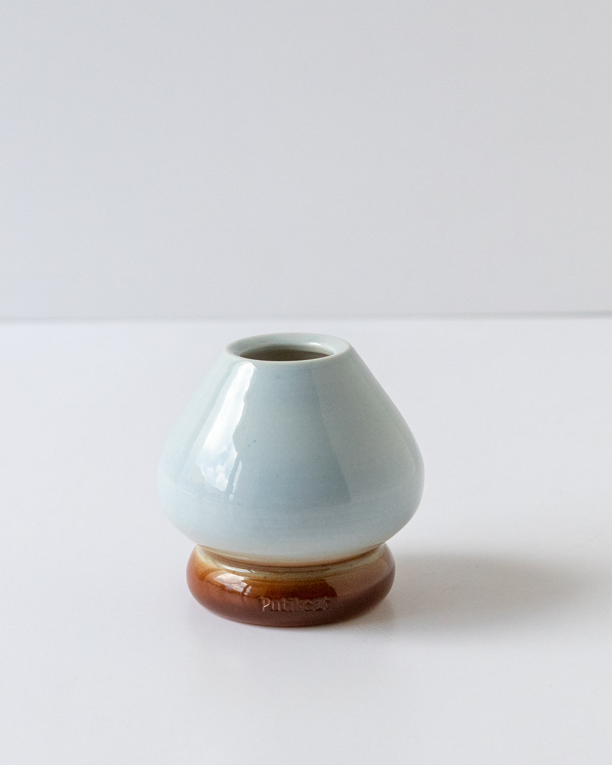Sky Blue + Brown Whisk Holder 03