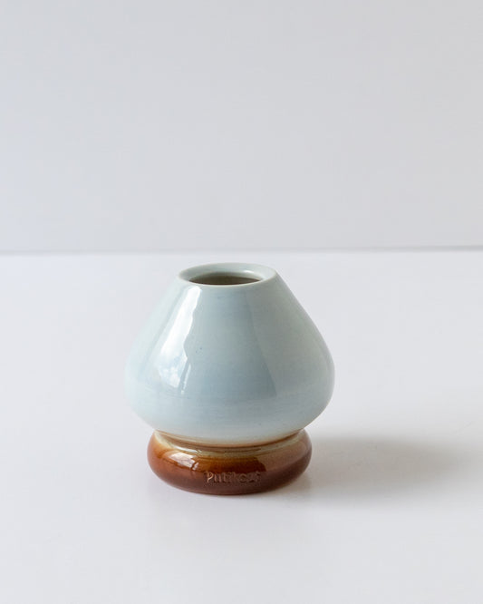 Sky Blue + Brown Whisk Holder 03