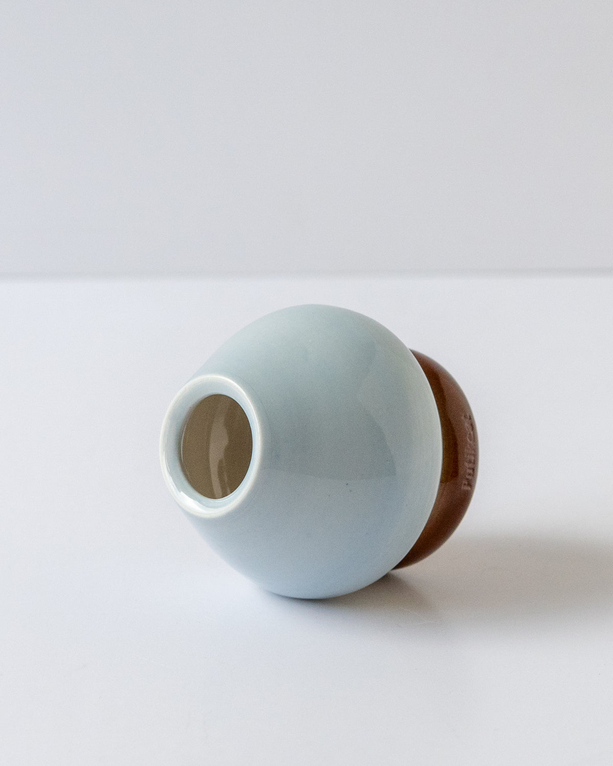Sky Blue + Brown Whisk Holder 03