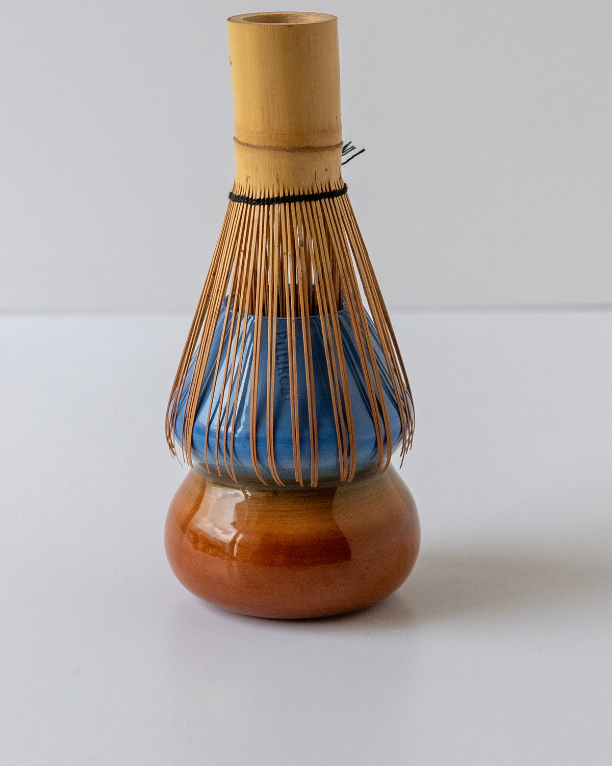 Blue + Brown Whisk Holder - reversible 02