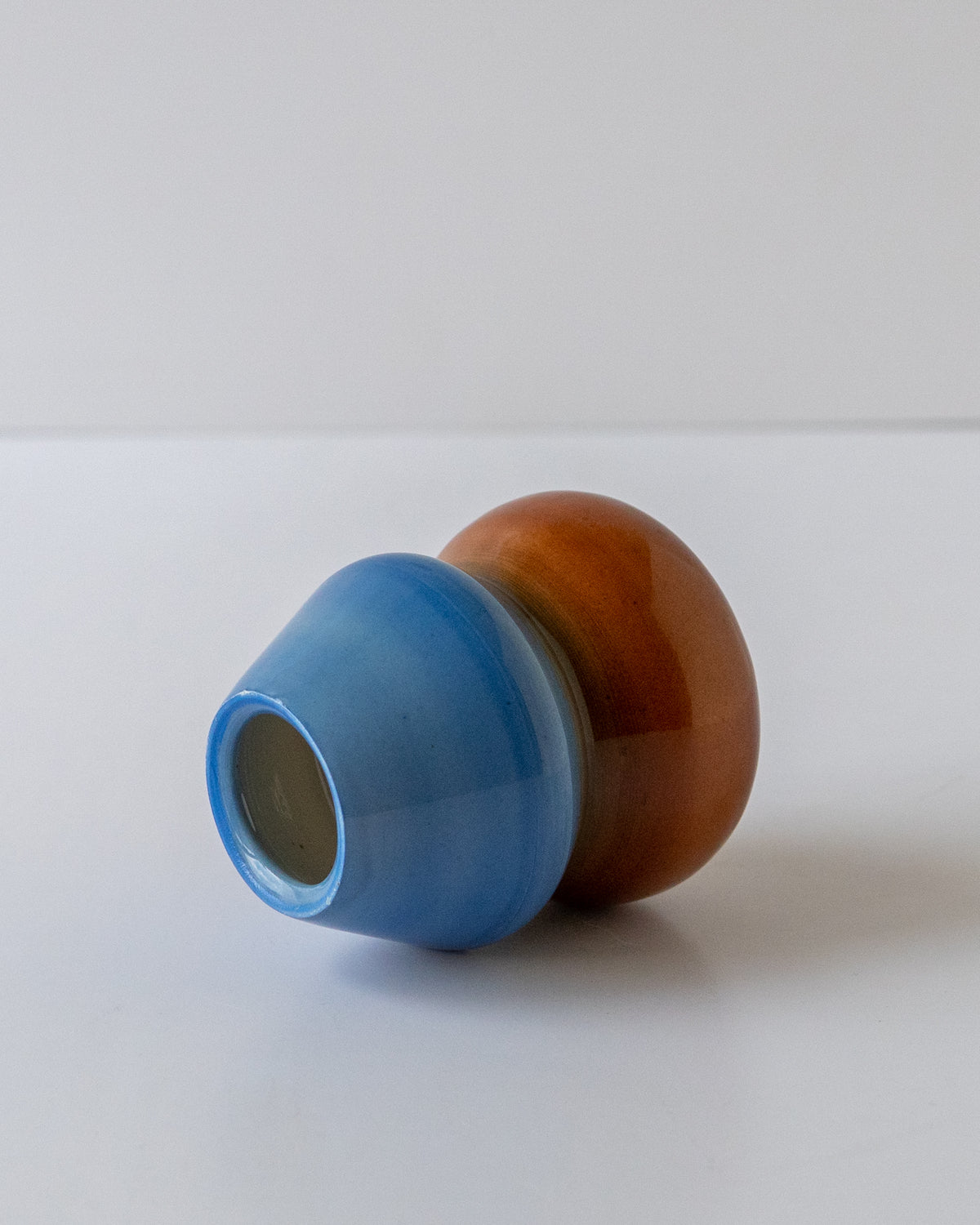 Blue + Brown Whisk Holder - reversible 02