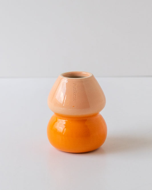 Pink + Orange Whisk Holder - reversible 01