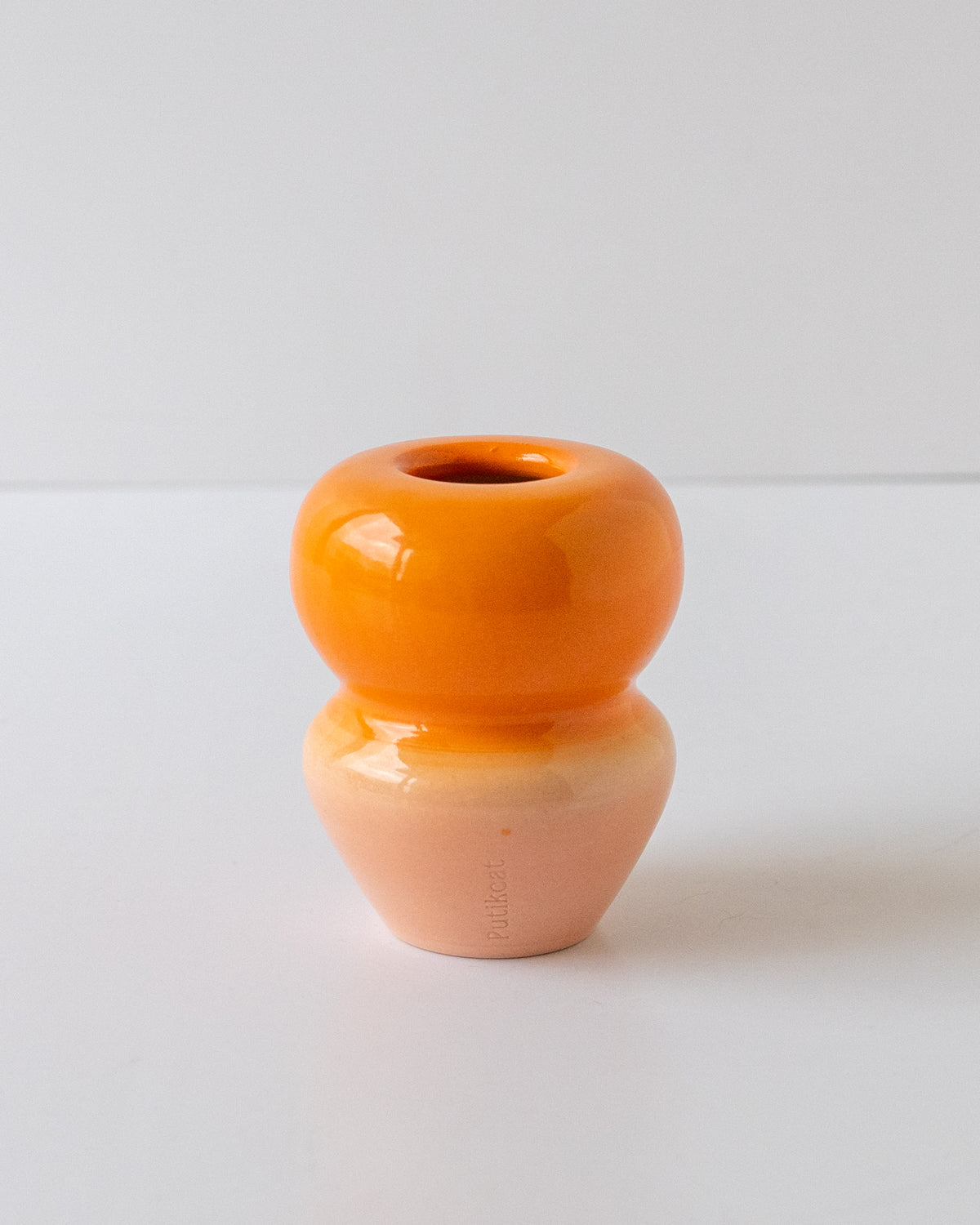 Pink + Orange Whisk Holder - reversible 01