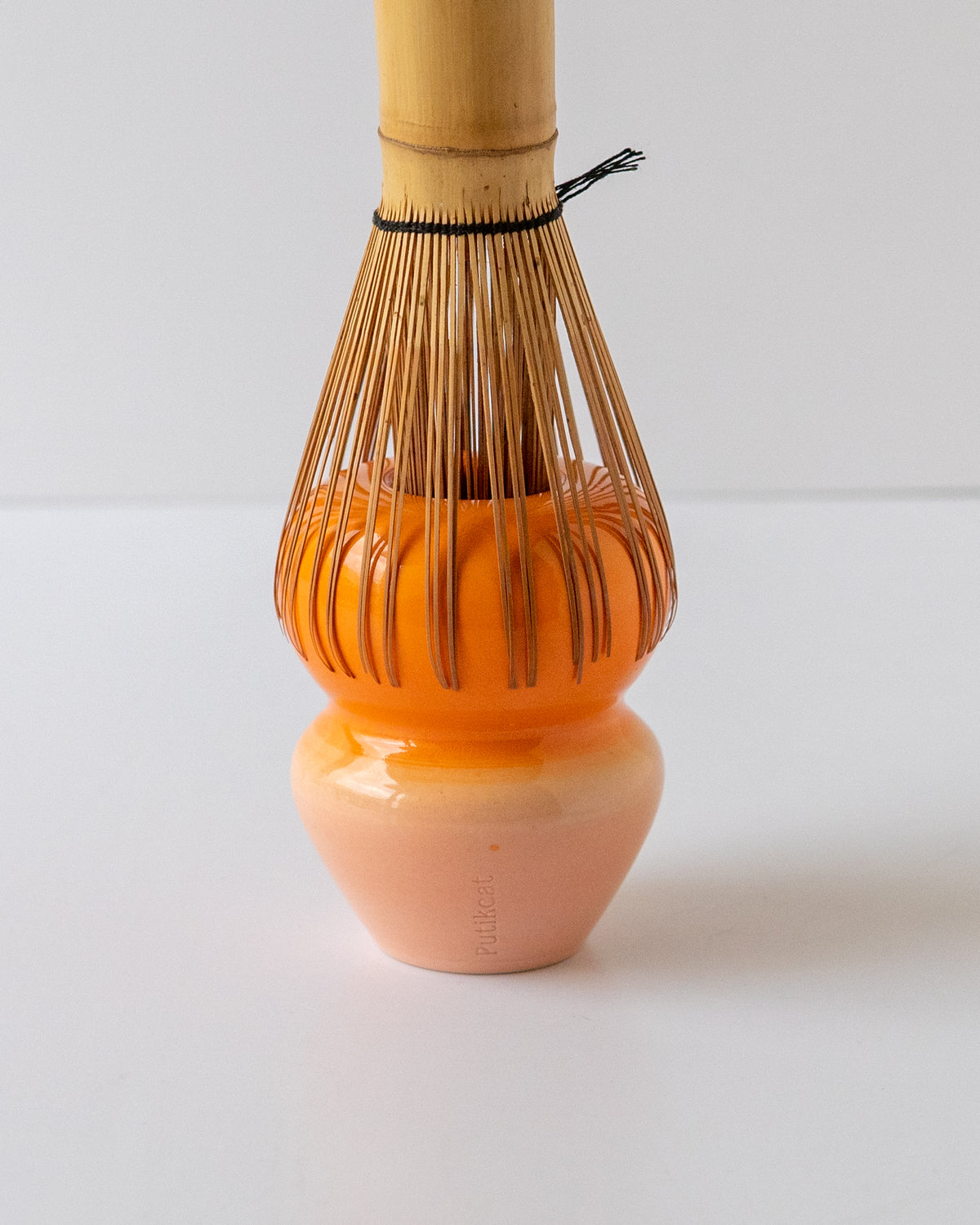 Pink + Orange Whisk Holder - reversible 01