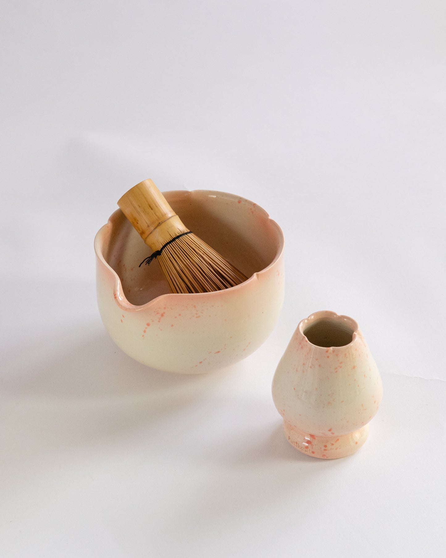 Sakura Matcha Bowl + Holder Set | Preorder