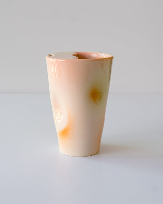 Pink + Orange + Green Aura Travel Cup