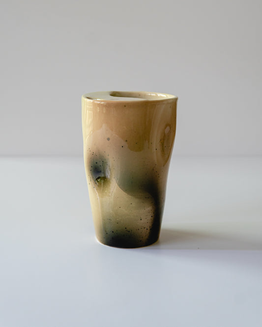 Olive + Black Aura Travel Cup