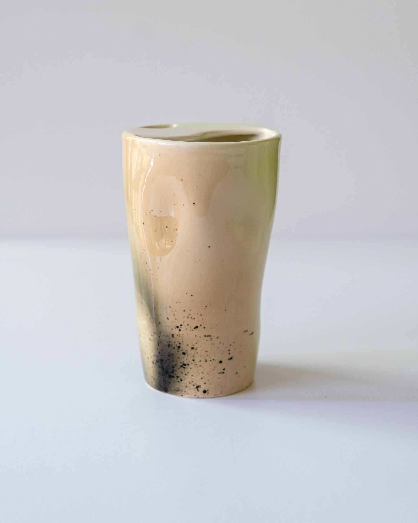 Olive + Black Aura Travel Cup