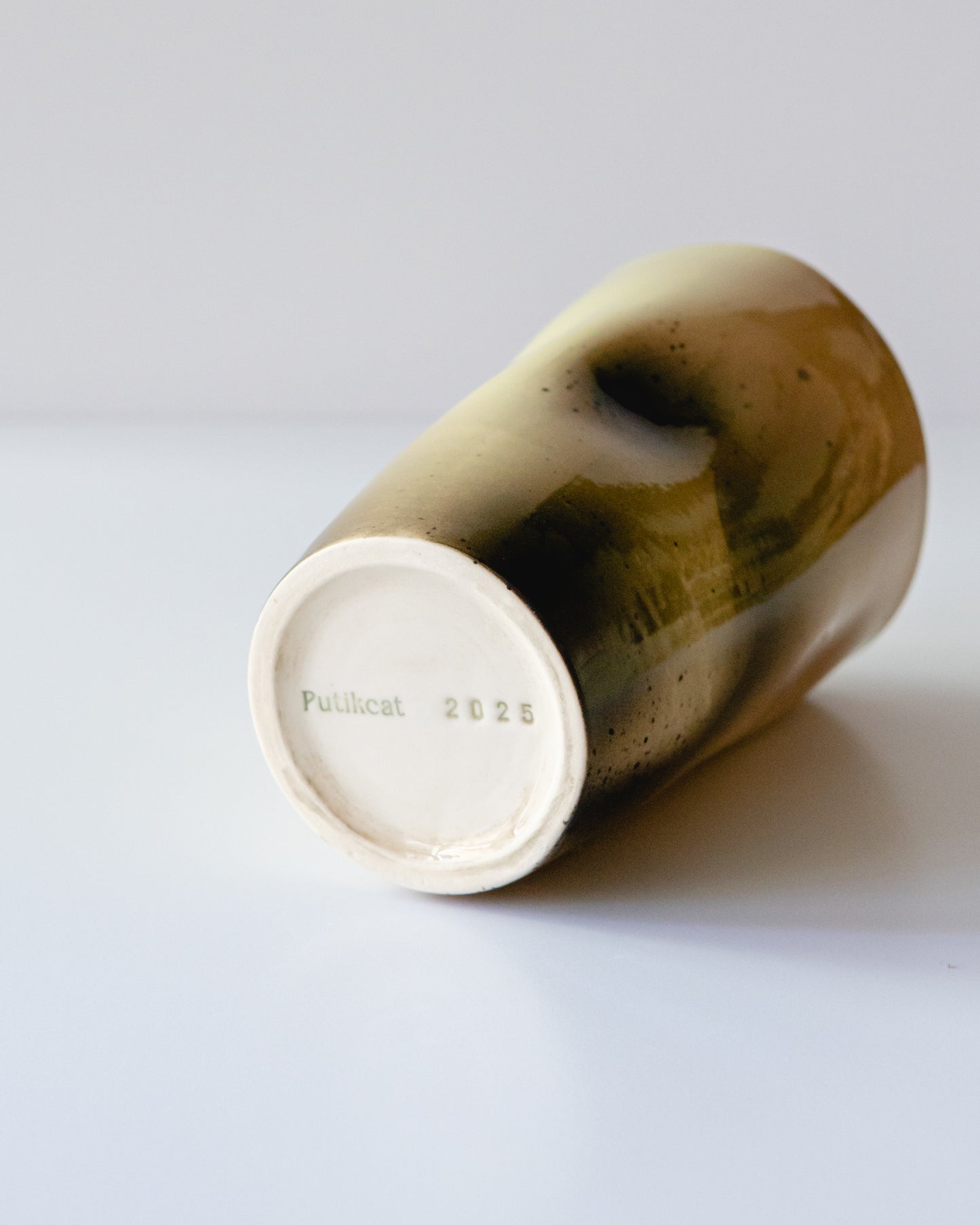 Olive + Black Aura Travel Cup