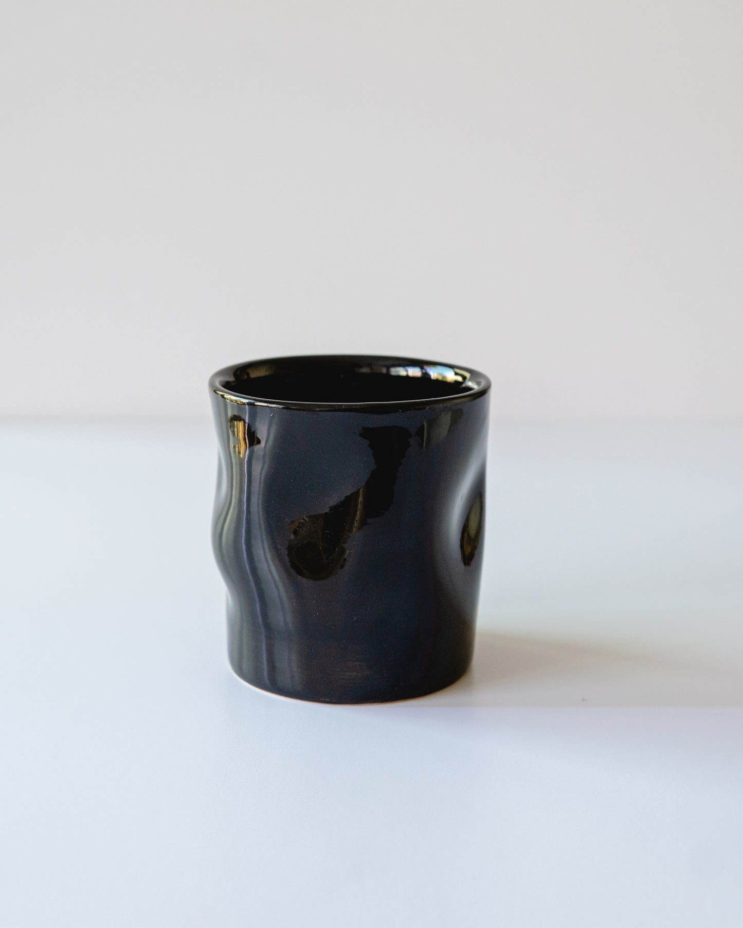 Black Flowy Cup