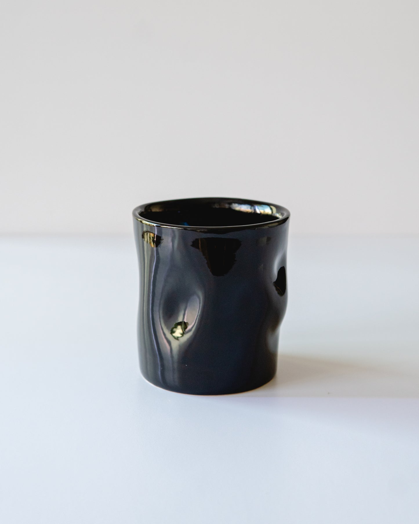Black Flowy Cup