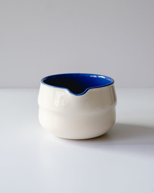Blue + White Matcha Bowl