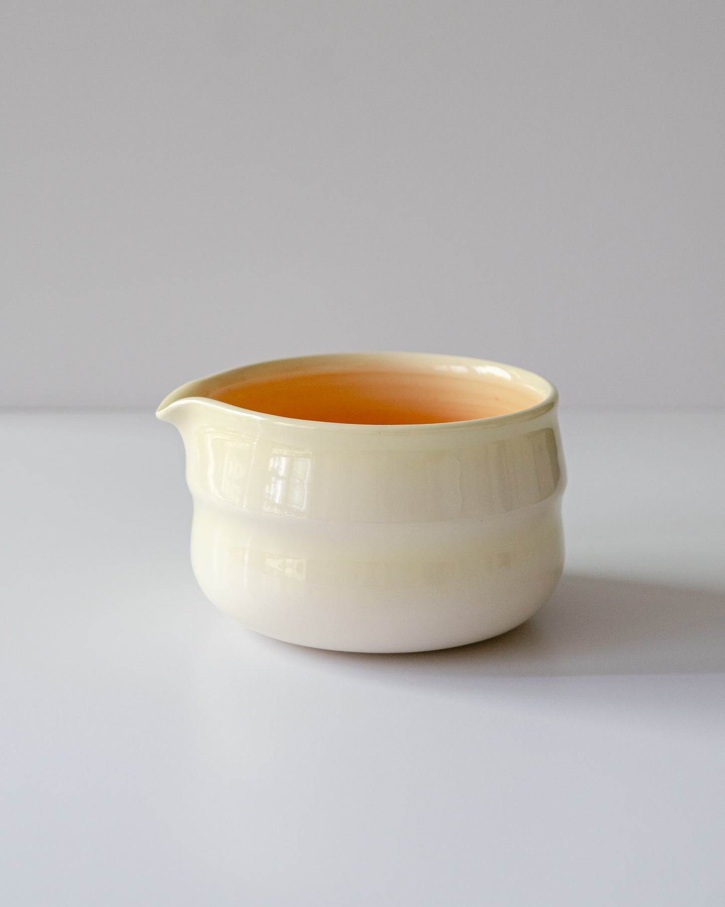 Butter yellow + Orange Matcha Bowl