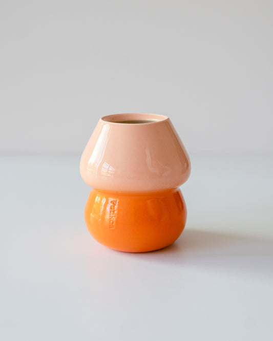 Pink + Orange Lamp Whisk Holder