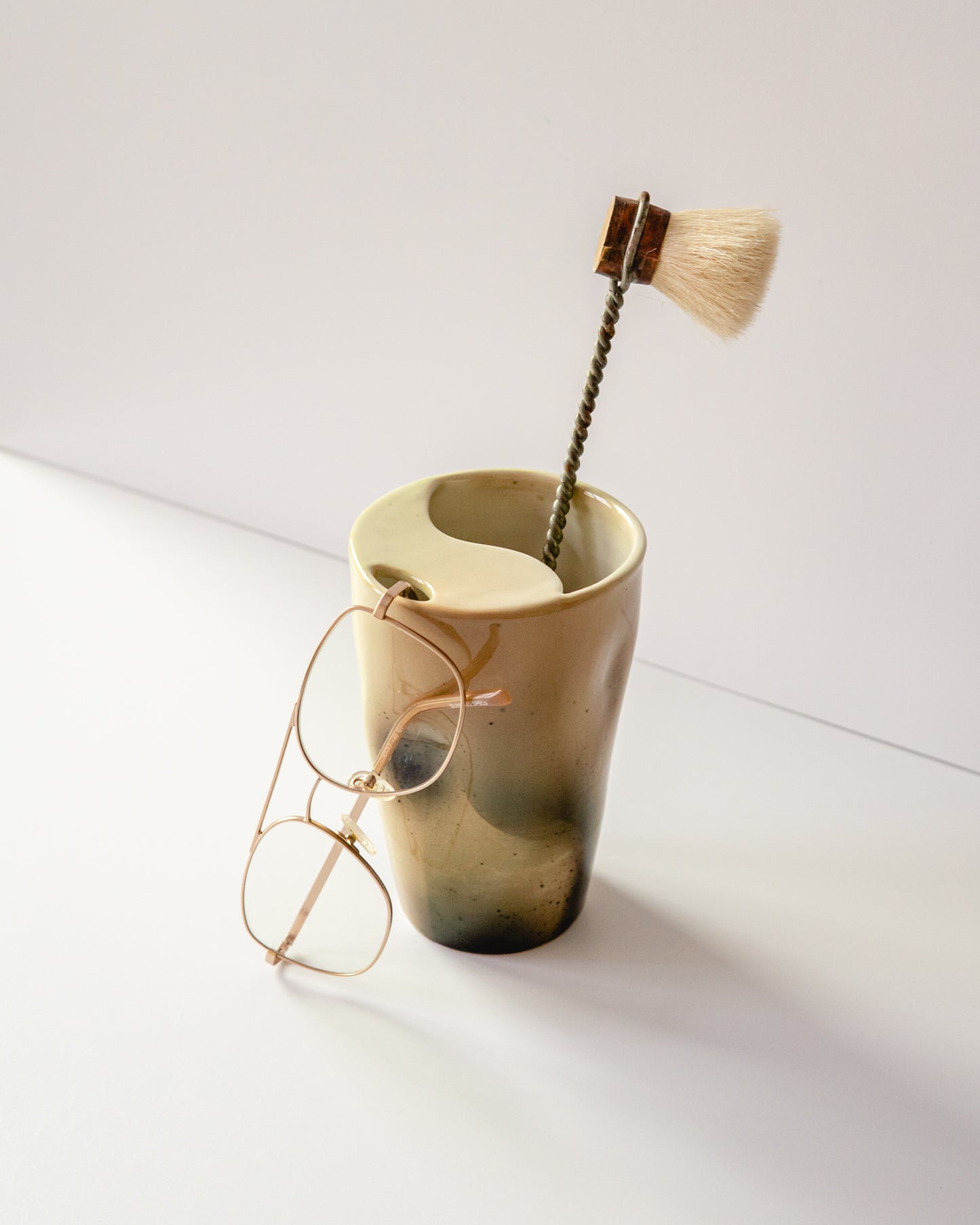 Olive + Black Aura Travel Cup